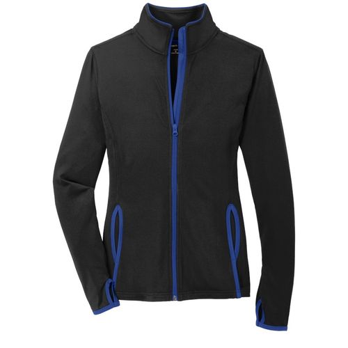 Women's Stretch Contrast Full-Zip  image thumbnail