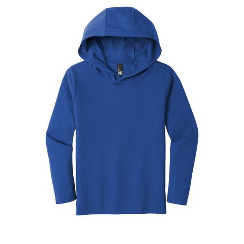Youth Tri-Blend Hooded Long Sleeve Shirt  image thumbnail