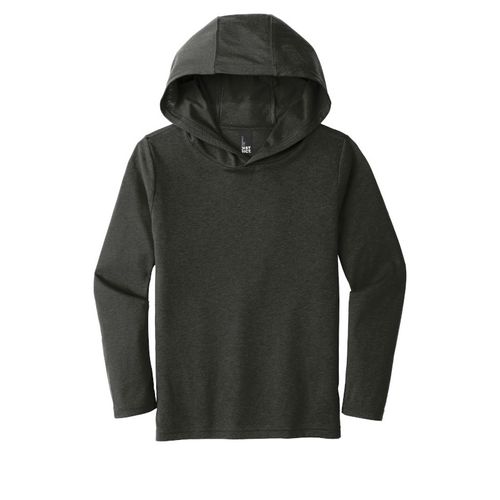 Youth Tri-Blend Hooded Long Sleeve Shirt image thumbnail