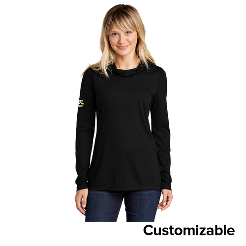 Women's Tri-Blend Long Sleeve Hoodie image thumbnail