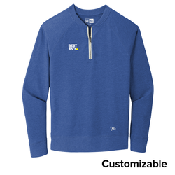 Image of Men's New Era Sueded Cotton 1/4-Zip