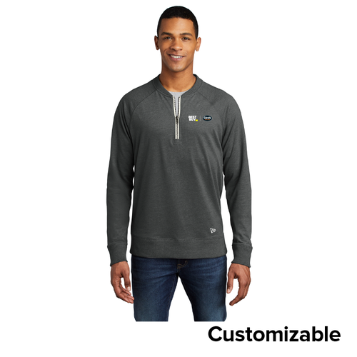 Men's New Era Sueded Cotton 1/4-Zip image thumbnail