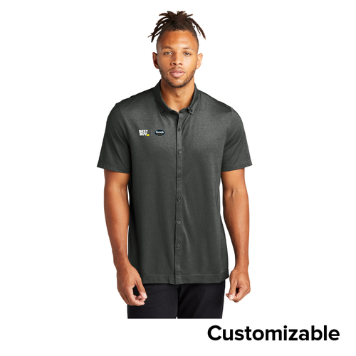 Men's Stretch Button-down Polo  image thumbnail
