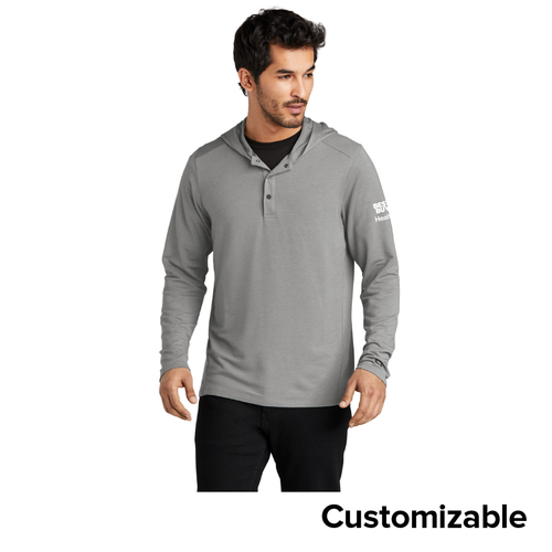 Men's OGIO Lumosity Hooded Henley image thumbnail