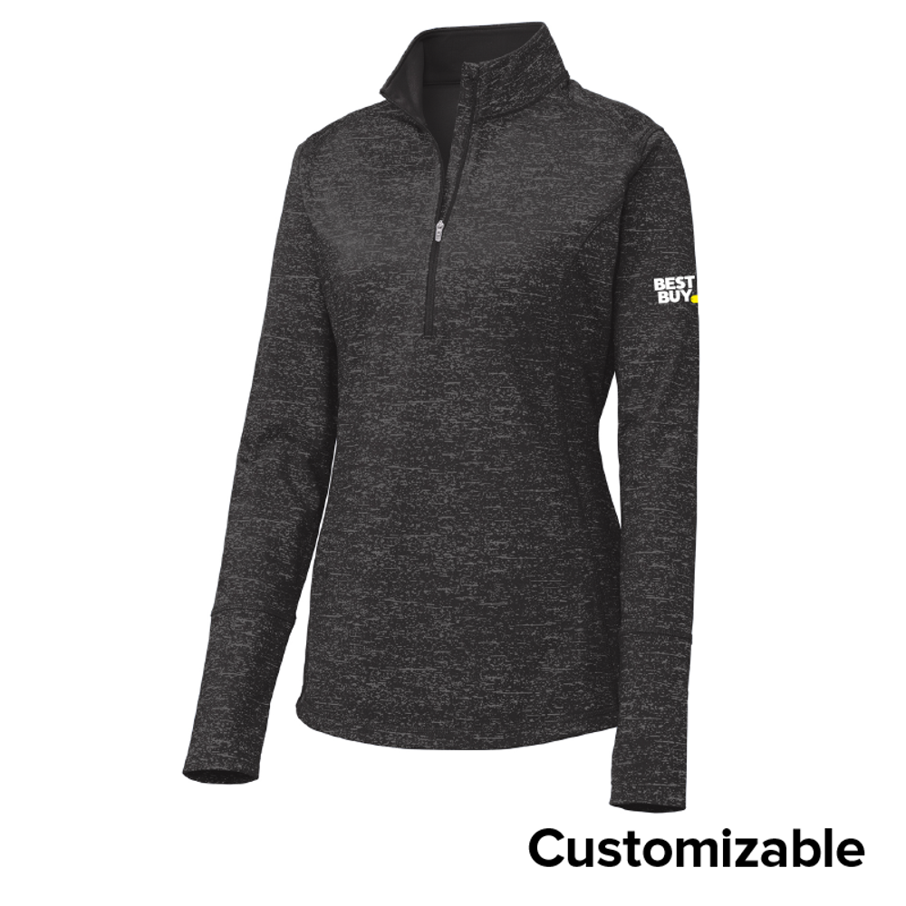 Women's Stretch Reflective Heather 1/2-Zip Pullover primary image