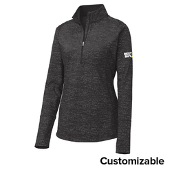 Image of Women's Stretch Reflective Heather 1/2-Zip Pullover