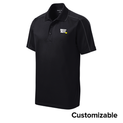 Image of Men's Micropique Piped Wicking Polo