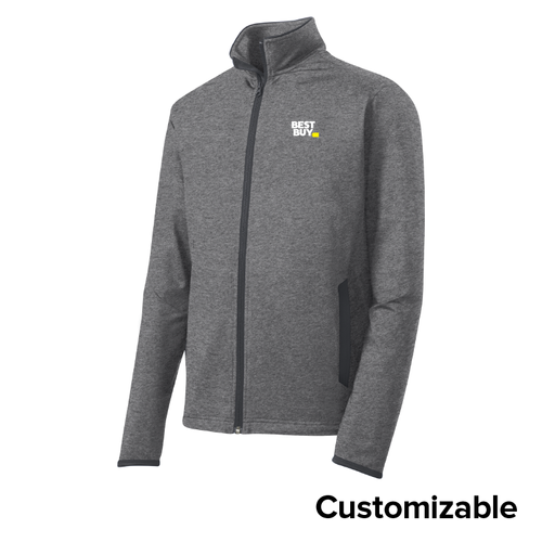 Men's Stretch Contrast Full-Zip image thumbnail