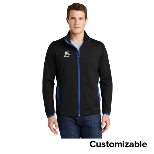 Men's Stretch Contrast Full-Zip image thumbnail