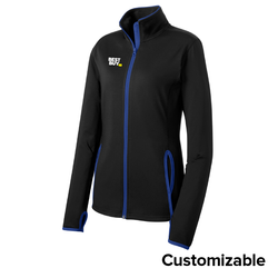 Image of Women's Stretch Contrast Full-Zip 