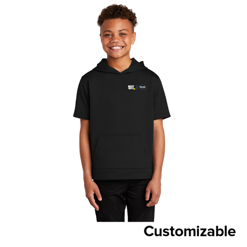 Youth Short Sleeve Hooded Pullover image thumbnail