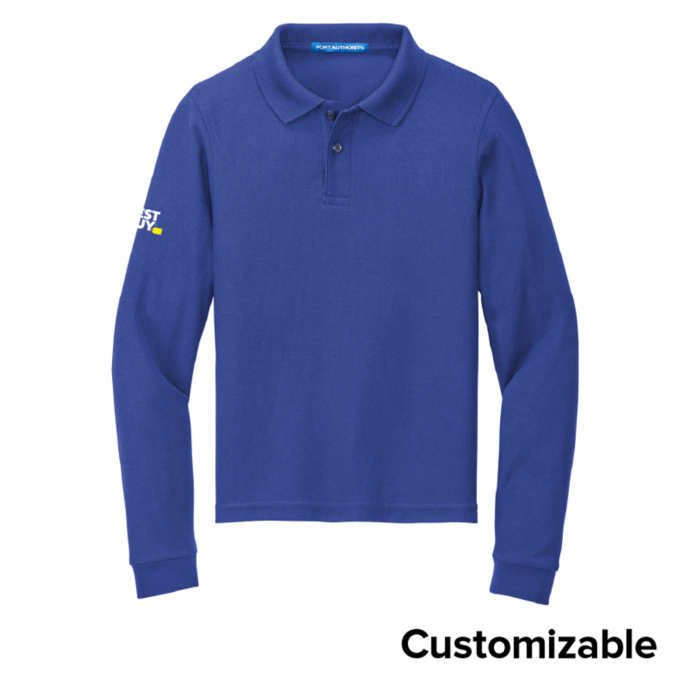 Youth Long Sleeve Polo  primary image