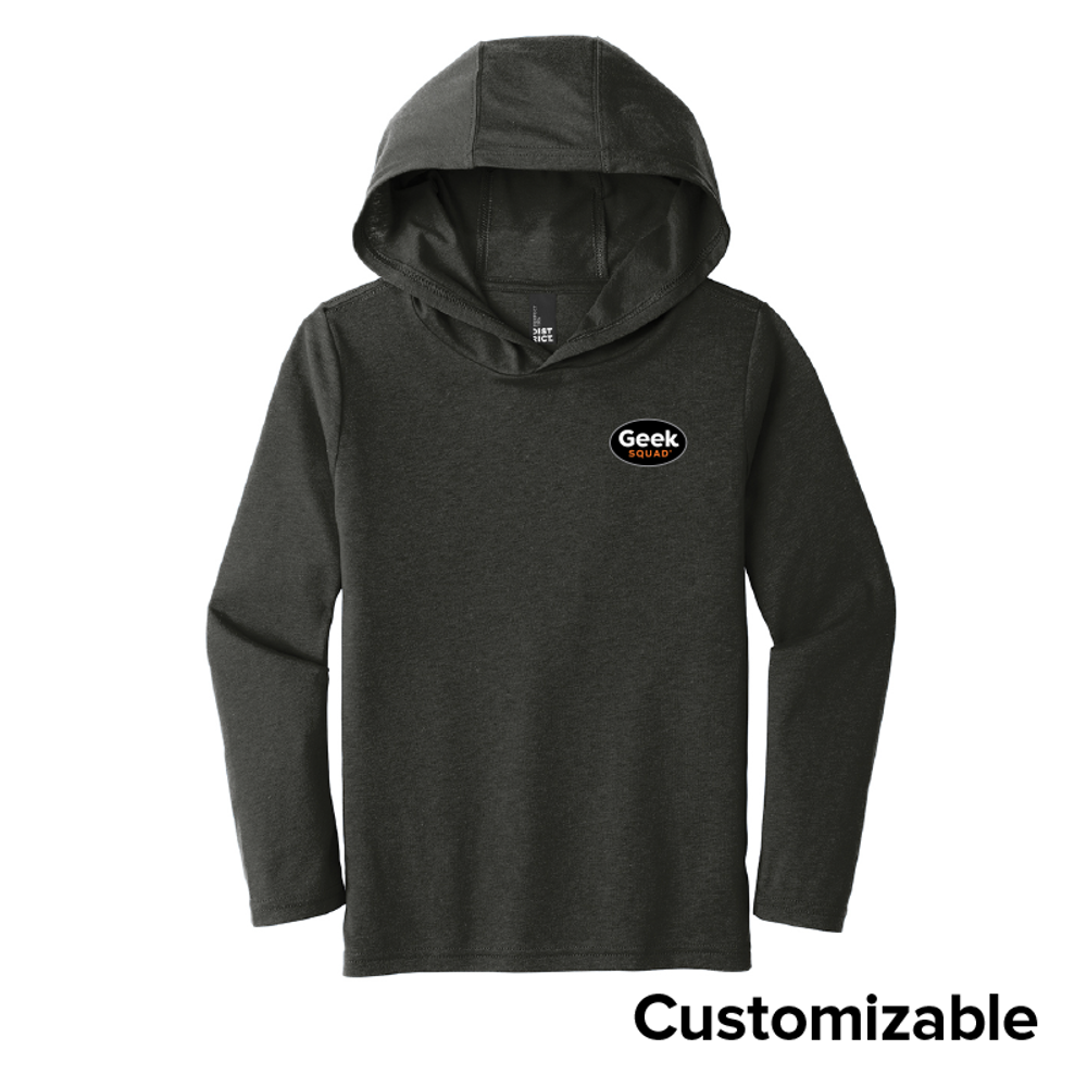 Youth Tri-Blend Hooded Long Sleeve Shirt primary image