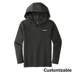 Image of Youth Tri-Blend Hooded Long Sleeve Shirt