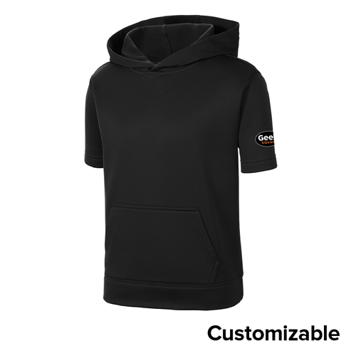 Youth Short Sleeve Hooded Pullover image thumbnail