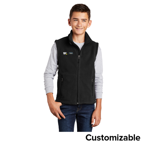 Youth Fleece Vest image thumbnail