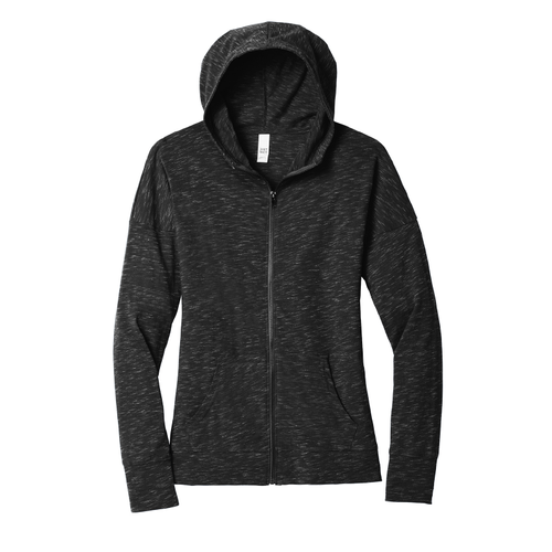 Women's Heathered Full-Zip Hoodie image thumbnail