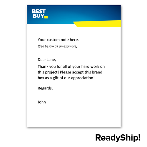 Personalized Letter for ReadyShip Items image thumbnail