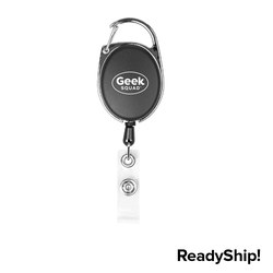 Image of Pack of 5 Carabiner Badge Reel with  Alligator Clip