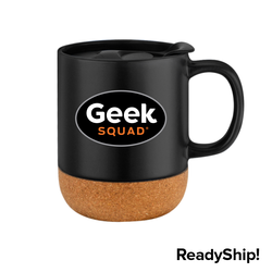 Image of 12oz Cork Base Ceramic Mug 