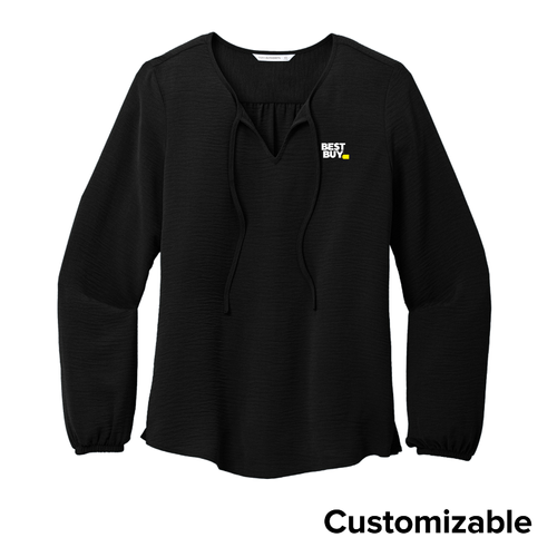 Women's Textured Crepe Shirt image thumbnail