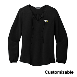 Image of Women's Textured Crepe Shirt