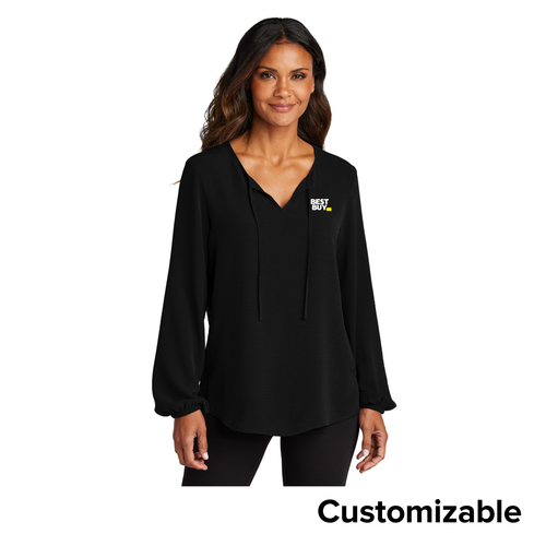 Women's Textured Crepe Shirt image thumbnail
