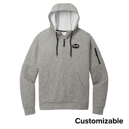 Unisex Nike Therma-FIT Pocket 1/4-Zip Fleece Hoodie image thumbnail