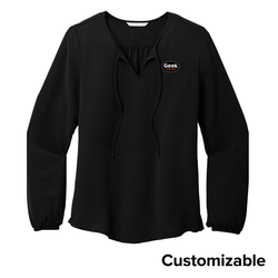 Image of Women's Textured Crepe Shirt
