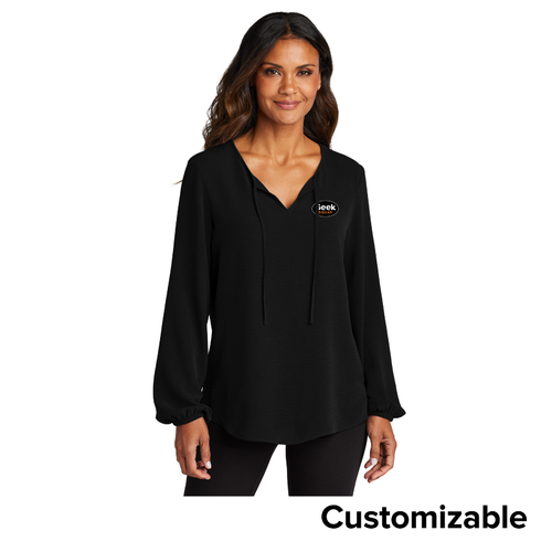 Women's Textured Crepe Shirt image thumbnail