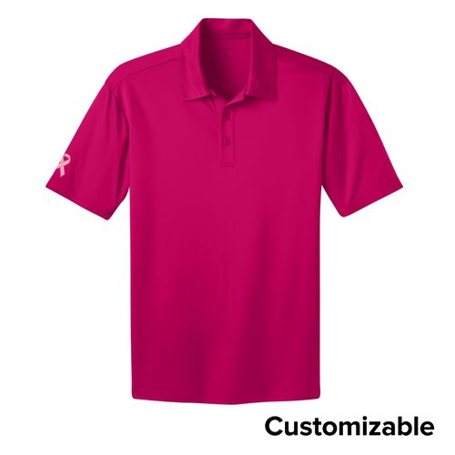 Men's Breast Cancer Awareness Performance Polo image thumbnail