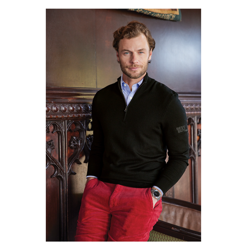 Men's Brooks Brothers 1/4-Zip Sweater image thumbnail