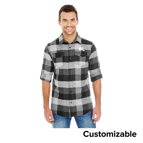 Men's Harvest Plaid Flannel Shirt image thumbnail