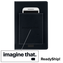 Image of Hardcover Journal with Cell Phone Pocket