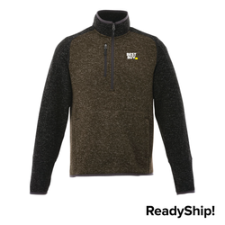 Image of Men's 1/2-Zip Black Pullover Jacket