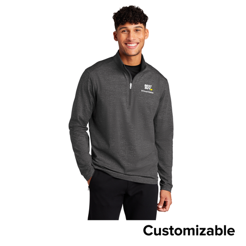 Men's Stretch Reflective 1/2-Zip Pullover image thumbnail