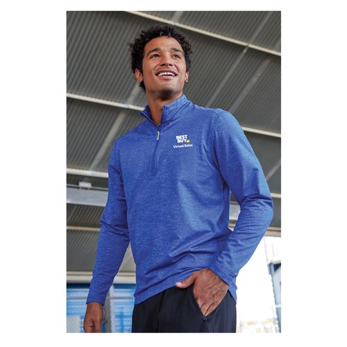 Men's Stretch Reflective 1/2-Zip Pullover image thumbnail