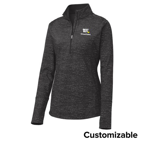 Women's Stretch Reflective 1/2-Zip Pullover image thumbnail