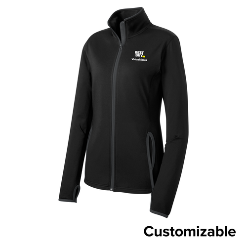 Women's Stretch Contrast Full-Zip image thumbnail