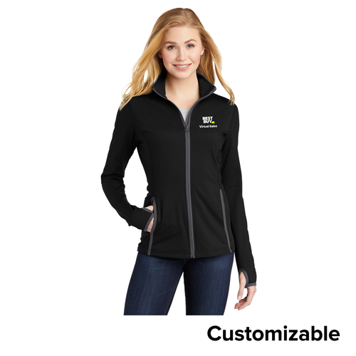 Women's Stretch Contrast Full-Zip image thumbnail