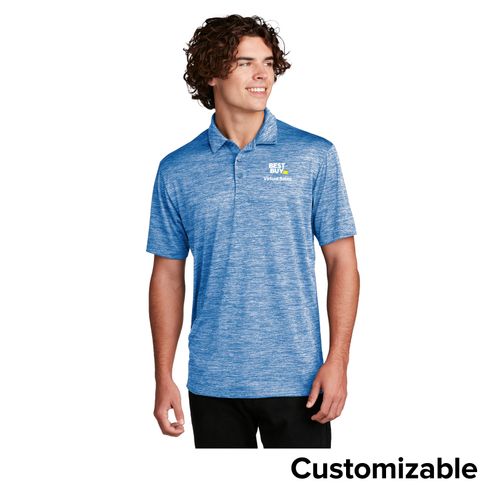 Men's Electrified Heather Polo image thumbnail