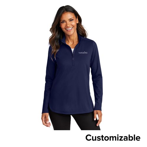 Women's Double-Knit 1/4-Zip Pullover image thumbnail