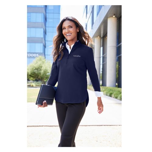 Women's Double-Knit 1/4-Zip Pullover image thumbnail