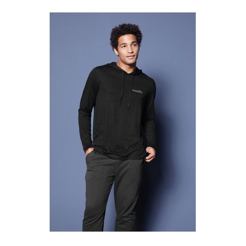 Men's Performance Long Sleeve Hooded T-Shirt image thumbnail