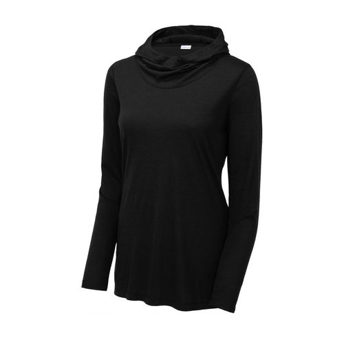Women's Performance Long Sleeve Hooded T-Shirt image thumbnail