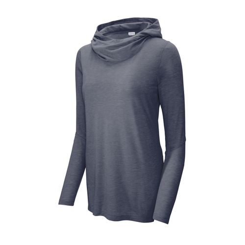 Women's Performance Long Sleeve Hooded T-Shirt image thumbnail