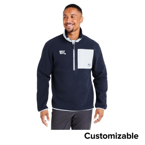Men's Puma Fleece 1/4-Zip image thumbnail