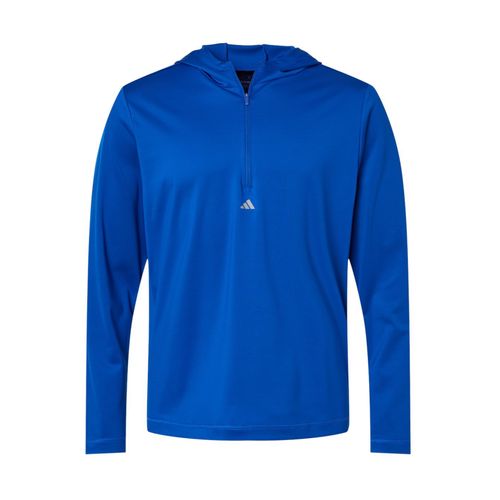 Men's Adidas 1/4-Zip Hooded Pullover image thumbnail