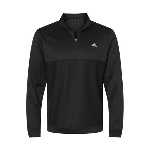 Men's Adidas Textured 1/4-Zip Pullover image thumbnail