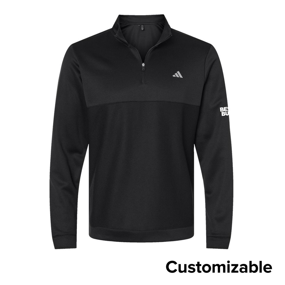 Men's Adidas Textured 1/4-Zip Pullover primary image